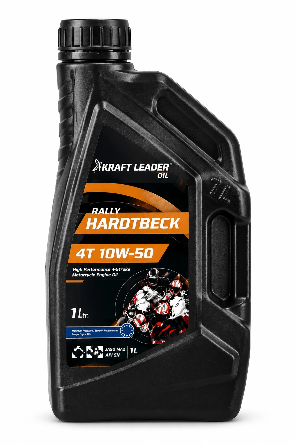 روغن موتور سیکلت کرافت لیدر مدل Rally Hardtbeck 4T 10W-50 حجم ۱ لیتر