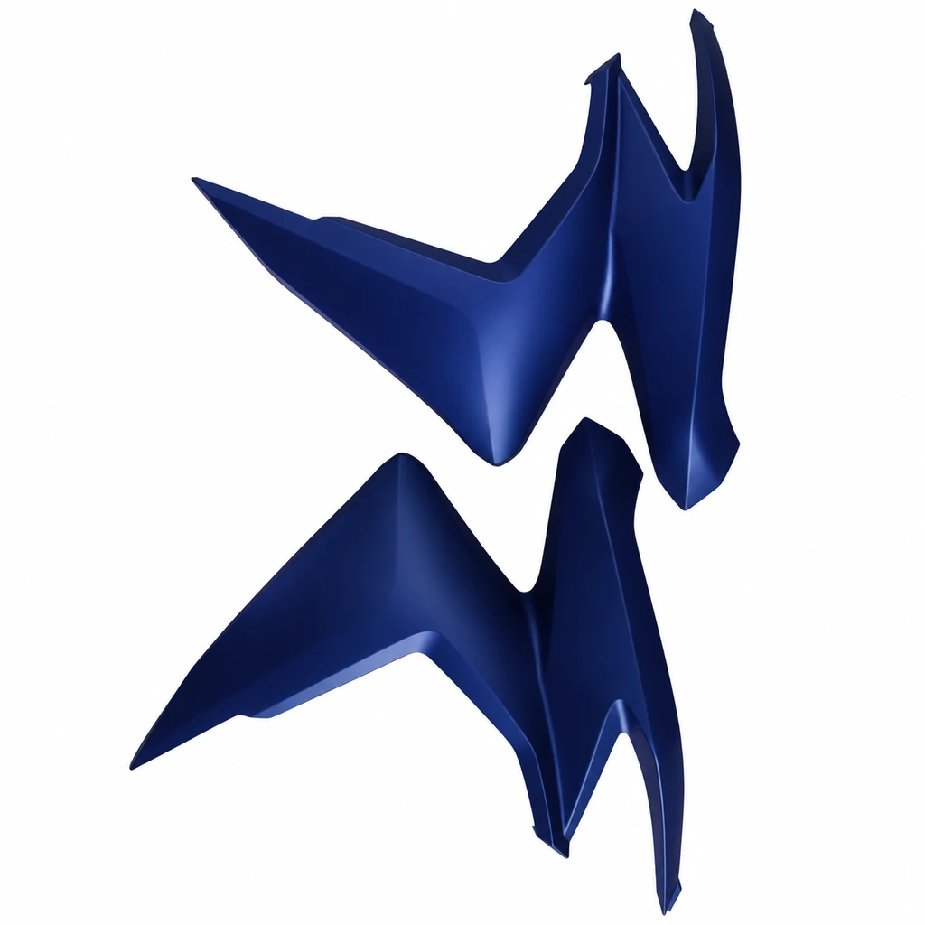 فلاپ بغل هوندا کلیک ۱۵۰ (Click 1۵0) رنگ آبی مات / آبی درباری - جفت (چپ و راست)
